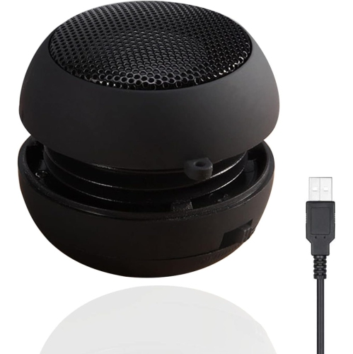 Mini Speaker, Portable Speaker with 3.5mm Audio Jack Built-in 180mAH Rechargeable y for iPod, Mobile, Phone, Pc,
