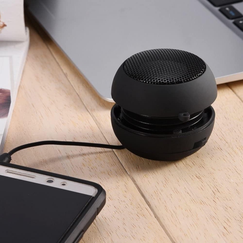 Mini Speaker, Portable Speaker with 3.5mm Audio Jack Built-in 180mAH Rechargeable y for iPod, Mobile, Phone, Pc,