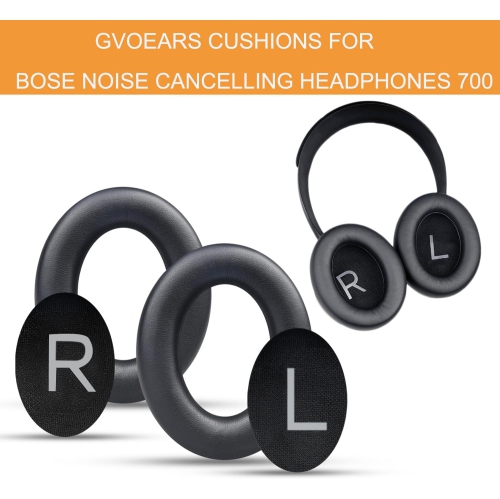 GVOEARS Replacement Earpads for Bose 700 Headphones, Ear Pads Cushions with Softer Leather,