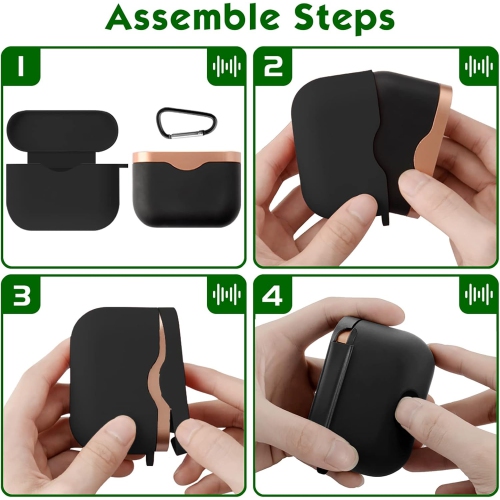 Silicone Case Cover Compatible with Sony WF-1000XM3 True Earbuds, Earphones Skin Cover, Protective