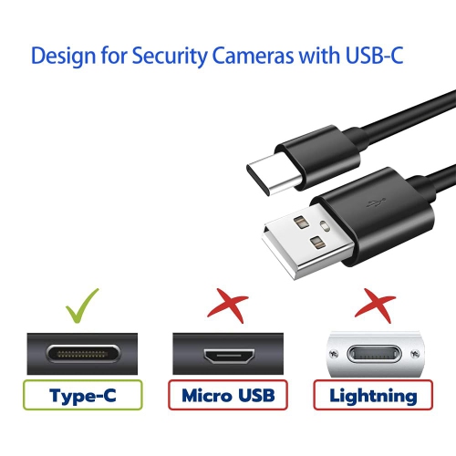 2 Pack 16.4Ft/5M Long USB C Cable, Durable USB A to USB C Charging and Data Sync Cord, Power Extension Cable for Any
