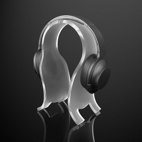 Frosted Omega Headphone Stand for Over-Ear Headphone, Gaming Stand, Desk Display Hanger, Compatible