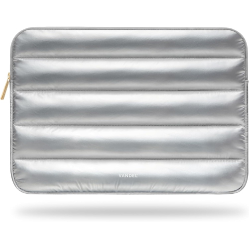 VANDEL  - The Original Puffy Laptop Sleeve 13-14 Inch Laptop Sleeve. Laptop Sleeve for Women. Carrying Case In Silver