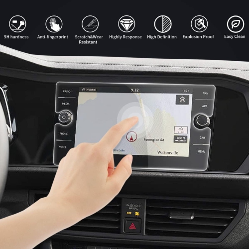 Protecteur d'écran de navigation 8 po pour VW Volkswagen Jetta 2021 2022 2023 2024 Accessoires 2019 2020 et pour VW