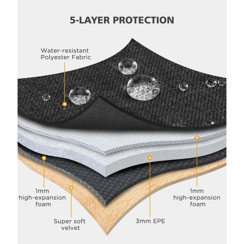 17.3 inch Laptop Sleeve Case Notebook Shoulder Bag Carrying Bag Water-Resistant Handbag for 17.3" Gaming Pavilion