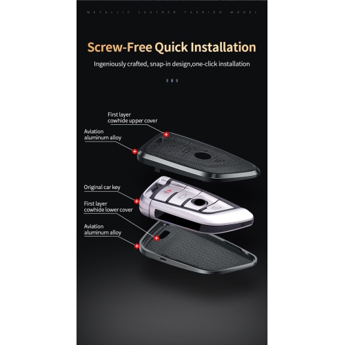 Key Fob Cover for BMW 3 Series 2020 2021 X3 X1 M5 Series 5 6 7 Keyless Remote Keychain Holder Full Protection