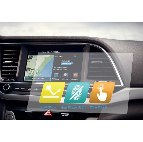 Protecteur d'écran universel réglable pour tous les systèmes de navigation Mazda, antireflets et antiempreintes digitales, 8 x 7&nbsp;pouces