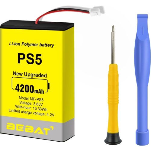 Image 1 of 5.. PS5 Controller y, High Capacity 4200mAh LIP1708 Li-ion Replacement y for PlayStation 5 Controller
