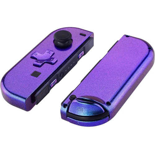 Chameleon Purple Blue Joycon Handheld Controller Housing w/Full Buttons, DIY Replacement