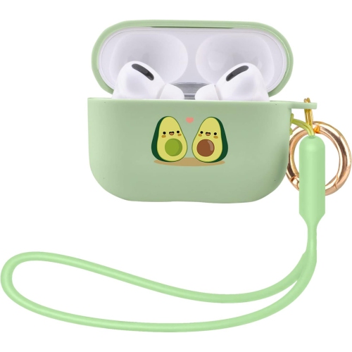MAYCARI  Compatible With Airpods Pro 2Nd Generation Case, Cute Airpods Pro 2 Case Cover Avocado Printed Protective Women