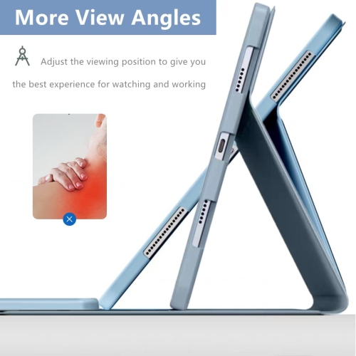 Keyboard Case for Galaxy Tab S6 Lite 2022/2020, Magnetically Detachable Bluetooth Round Key