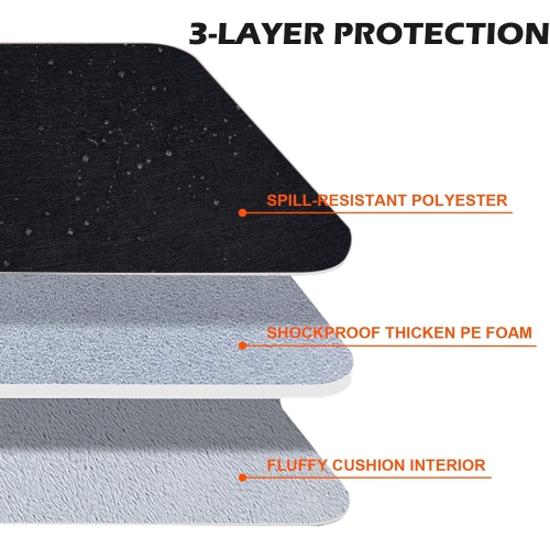 RAINYEAR 14 Inch Laptop Sleeve Case Compatible with 14" Notebook Computer Chromebook,14 MacBook A2442 Handbag