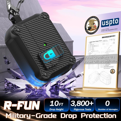 Airpods Pro Case with Auto Secure Lock, Compatible with Airpods Pro 2