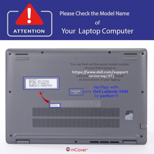 Compatible UNIQUEMENT avec les ordinateurs portables professionnels Latitude 3440/3450 de 2023-2024 14&nbsp;po de Dell (PAS d'ajustement