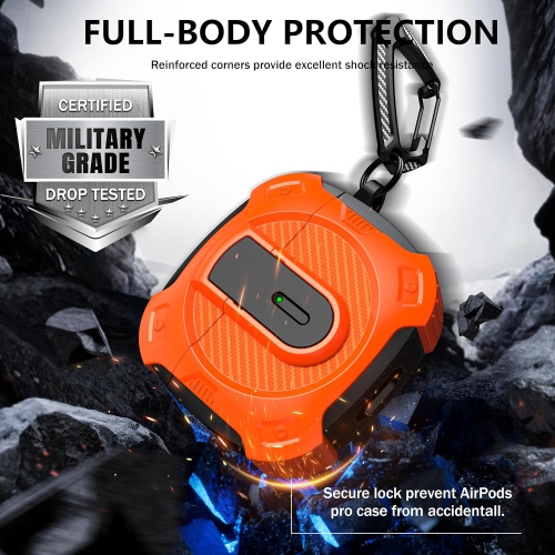 for AirPods 3 Generation case, 2024 New Space-Themed Protective case. Compatible with Airpods 3, [Orange]