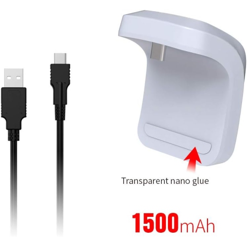 Dobe Rechargeable Controller y Pack for PS5, 1500mAh Rechargeable y Replacement, Fast Charging External