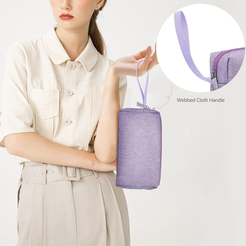 Portable Electronics Organizer Bag, Carrying Case for Cellphone Charger Power Bank Cords Stylus Pens Mouse