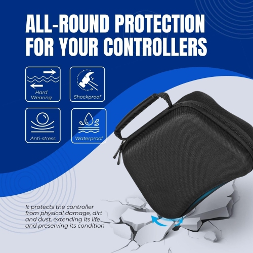 TNP Carrying Travel Storage Case for PS5 Controller, PS4 Controller, Xbox Series X / S / Xbox One Controller, Nintendo