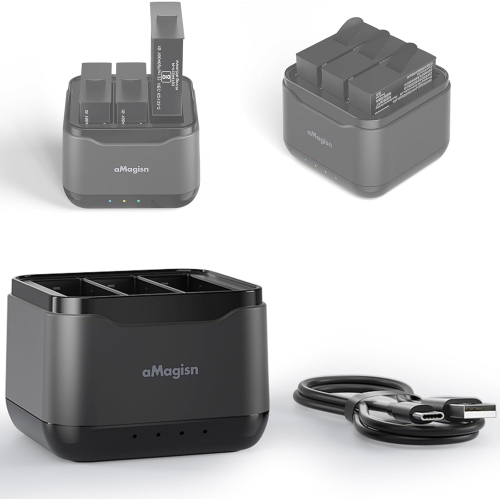 Station de chargement compatible avec Insta360 Ace Pro/Insta360 Ace Fast y Charger y Charging Butler Action