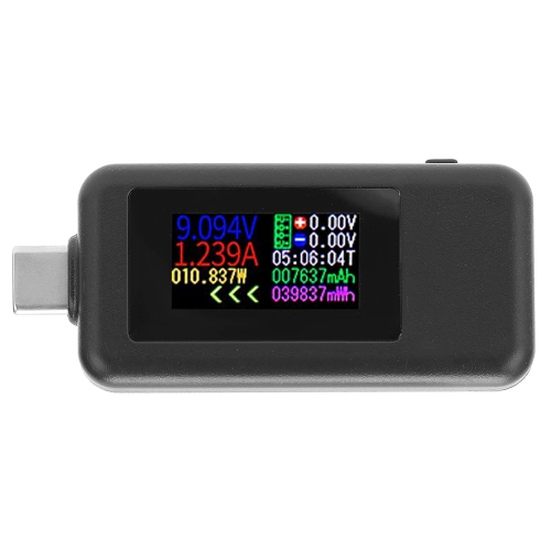 LIEBEWH  USB C Power Tester Dc4-30V Voltmeter With Ips Color Display Screen for Smartphone Computer Power Bank Testing