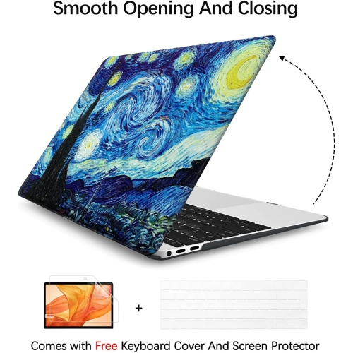 Compatible with MacBook Pro 13 inch Cover, 2022, 2021, 2020-2018 Release A1708 with Keyboard Cover & Screen