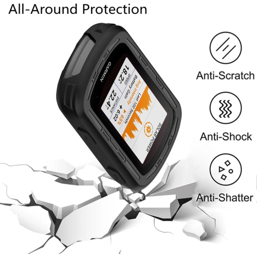 Case for Garmin Edge 540/Garmin Edge 840/Edge 840 Solar/Edge 540 Solar + Screen Protector, Shock-Absorption