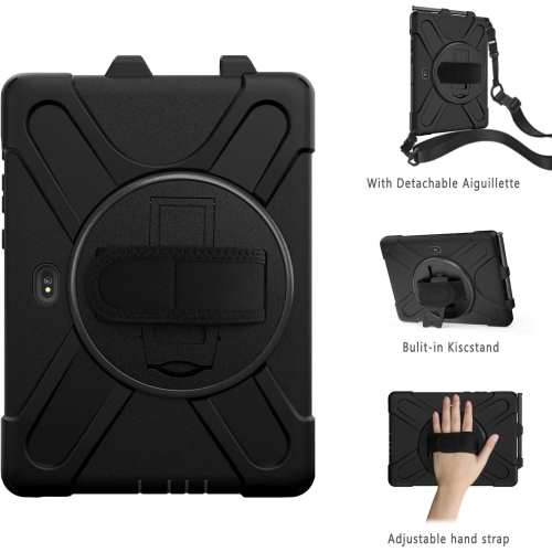 Case for Samsung Galaxy Tab Active Pro 10.1 Inch SM-T540/SM-T547, 360 Degree Swivel Kickstand Hand Shoulder