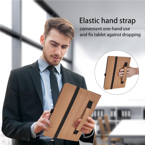 Lenovo Tab P11 Pro Gen 2 Case - Multi-Angle Viewing Stand PU Leather Tablet Case with Large Pocket