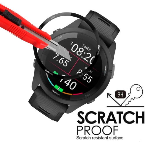 [3 Pack] Screen Protector for Garmin Forerunner 265 Tempered Gl, Anti-Scratch High Definition