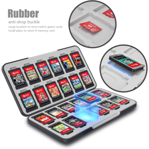 Game Storage Case for 24 Nintendo Switch Games, Switch Game Case - Space Theme