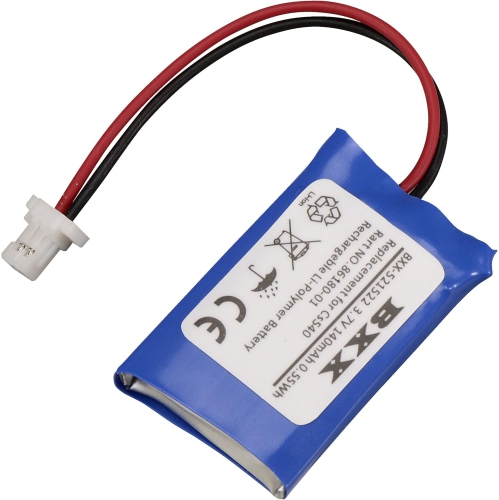 Replacement y for ronics 84479-01, 86180-01, CS540, CS540A, Savi CS540, Savi CS540A 140mAh 3.7V