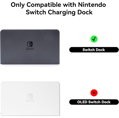 Anti Scratch Switch Dock Cover- Hard Faceplate Sleeve Pad for Switch Dock- DIY Replacement Shell Compatible