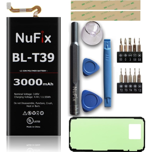 NUFIX  Y Replacement for Lg G7 Bl-T39 3000Mah Compatible Replacement Y G710Awm Lmq910Um Q7 Q7+ K31 Arena 2