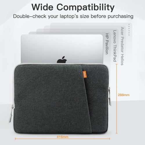 Laptop Sleeve for 16-Inch MacBook Pro M3 / M2 / M1 A2780 A2485 A2141, Waterproof Bag Case with Pocket,