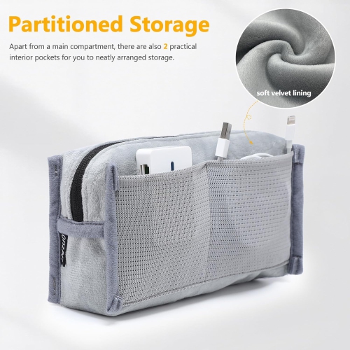 Sac de rangement portatif pour appareils électroniques, étui de transport pour chargeur de téléphone cellulaire; Cordon pour chargeur portable;