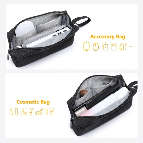 Sac de rangement portatif pour appareils électroniques, étui de transport pour chargeur de téléphone cellulaire; Cordon pour chargeur portable;