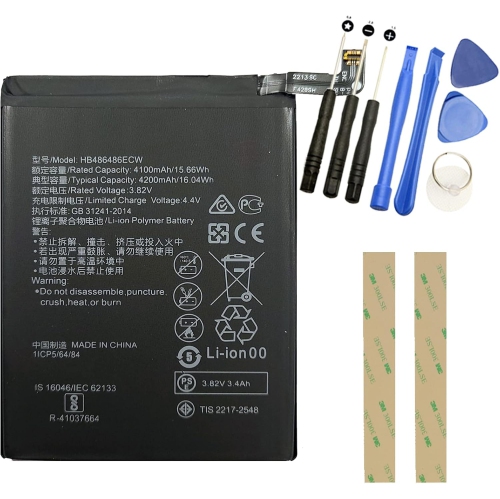 NUFIX  Replacement Y Compatible With Huawei P30 Pro/mate 20 Pro Hb486486Ecw 4200Mah Y Replacement P30 Pro