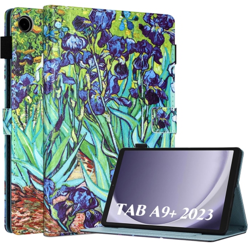 FANCITY  Case for Samsung Galaxy Tab A9 Plus / A9+ 11 Inch 2023, Pu Leather Cover With S Pen Holder, Slot Kickstand