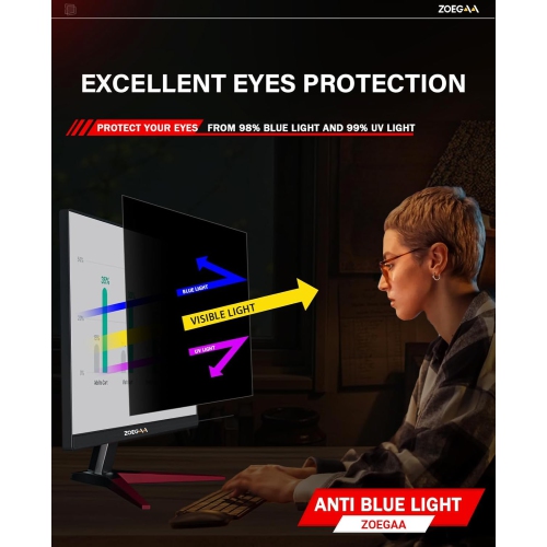 (2 Pack) Laptop Privacy Screen 18.5 Inch Compatible With Lenovo Hp Dell Acer Asus Thinkpad Envy Xps, 16:9 Aspect