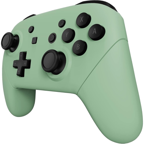 Matcha Green Faceplate Backplate Handles for Nintendo Switch Pro Controller, DIY Replacement Hand Grip