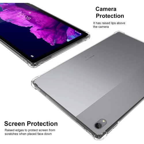 Tablet Case for Lenovo Tab P11/Lenovo Tab P11 Plus 11inch, Flexible Slim Reinforced Corners Clear Protective