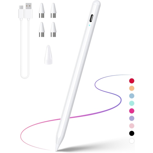Stylus Pen, Stylist Compatible for iOS/Android Touchscreens/Phones, Rechargeable Stylus Pen with High Precise