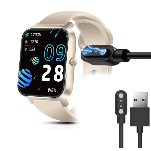 Compatible with HKOMA Smartwatch Charger, Magnetic USB Charging Cable Replacement Charger Cable Compatible