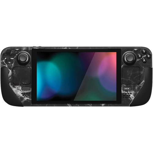 Ensemble complet de décalcomanies protectrices pour Steam Deck LCD, revêtement en vinyle pour Steam Deck O - Noir