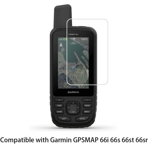 Protecteur d'écran Zshion Compatible avec Garmin GPSMAP 66i 66s 66ᵉʳ 66sr,9H Dureté Pellicule protectrice en verre trempé