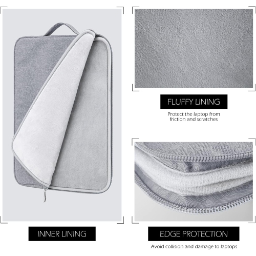aYoung 11 Inch Laptop Sleeve Case Slim Waterproof Carrying Bag with Front Pocket Retractable Handle for 11.6 Inch