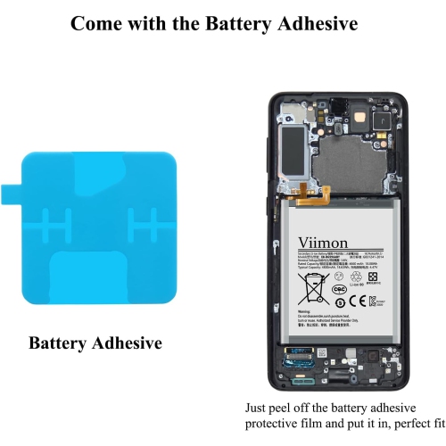 S21 Plus y Replacement Kits Compatible with Samsung Galaxy S21 Plus SM-G996U All Models with Adhesive