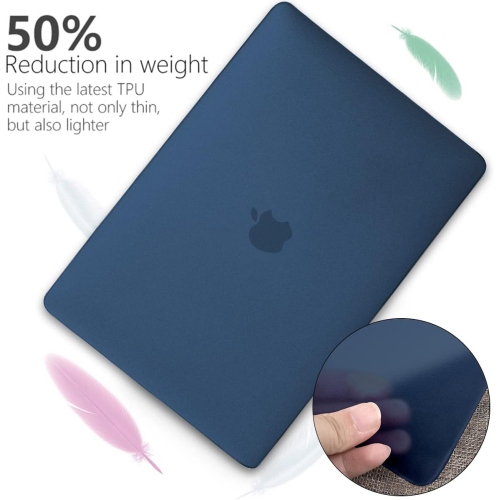 for 13 inch MacBook Air Case 2021 2020 2019 2018, Ultra-Thin Lightweight Cover for MacBook Air 13.3 M1 A2337