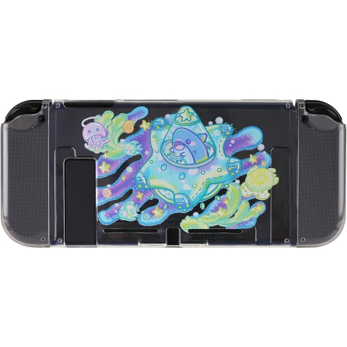 Transparent Protective Case for Nintendo Switch, Soft TPU Slim Case Cover for Nintendo Switch Joycon Console