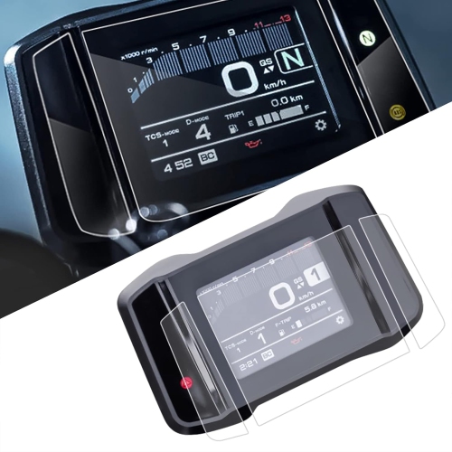 Worldmotop Screen Protector Instrument Film Motorcycle Scratch Cluster Dashboard Protection Replacement